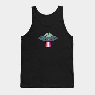 Lesbian Pride Alien Tank Top